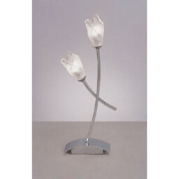 Luminosa Lighting Luminosa Pietra Table Lamp 2 Light G9, Polished Chrome - thumbnail 2
