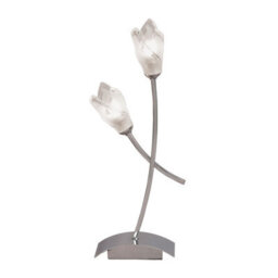 Luminosa Lighting Luminosa Pietra Table Lamp 2 Light G9, Polished Chrome - thumbnail 1