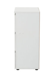 Spot On Dealz Bedside Cabinet White Chest Of Drawers Small Bed Side Table For Bedroom 3 Drawer Modern Slim Side Storage Display - thumbnail 3