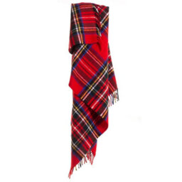 Tweedmill Tartan Pnw Royal Stewart Blanket/throw Multi 150Cm X 183Cm 100% New Wool Made In The Uk - thumbnail 3