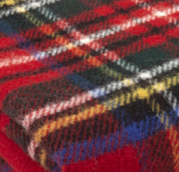 Tweedmill Tartan Pnw Royal Stewart Blanket/throw Multi 150Cm X 183Cm 100% New Wool Made In The Uk - thumbnail 4