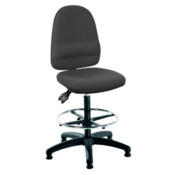 Mist 2 Draughtsman Chair - Charcoal Fabric