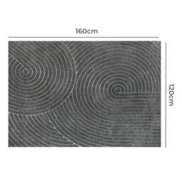 Marlow Large Area Rug 160X230Cm Washable Non Slip For Living Room Bedroom - thumbnail 9