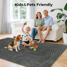 Marlow Large Area Rug 160X230Cm Washable Non Slip For Living Room Bedroom - thumbnail 8
