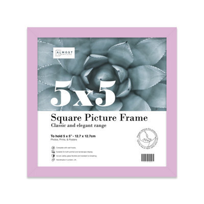 5X5 Lilac Picture Frame (12.7 X 12.7Cm) Poster, Photo, Artwork, Gallery Wall Or Print - image 1