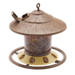 Gainsborough Seed Bird Feeder, 8 Feeding Ports With Resting Rim, Overhanging Roof & Easy-Fill Design, 19Cm Height - thumbnail 2