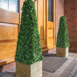 Artificial Pyramid Tree 90Cm Decorative Topiary Plant For Indoor And Outdoor Use In Gardens Entrances And Patios - thumbnail 2