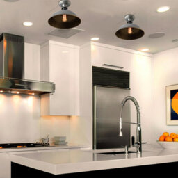Long Life Lamps Company Vintage Retro Industrial Flush Mount Farmhouse Pewter Grey Ceiling Light Shade M008 - thumbnail 6