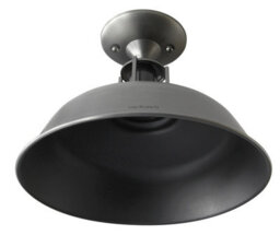 Long Life Lamps Company Vintage Retro Industrial Flush Mount Farmhouse Pewter Grey Ceiling Light Shade M008 - thumbnail 3