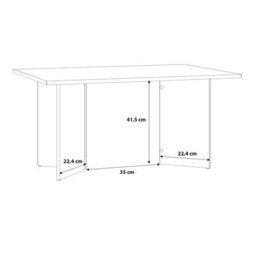 Furniture To Go Karon Coffee Table In Sonoma Oak - thumbnail 7