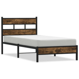 Walplus Bed Frame Without Mattress With Headboard Sonoma Oak 90X200 Cm - thumbnail 2