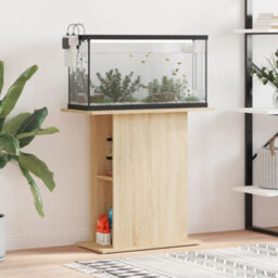 Walplus Sonoma Oak Aquarium Stand 75X36X72.5 Cm Engineered Wood Fish Tank Cabinet - thumbnail 1