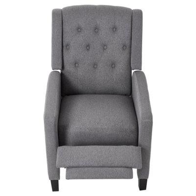 Living Room Recliner Armchair Push Back Chair Rest Sofa Seater W/wood Legs - image 1