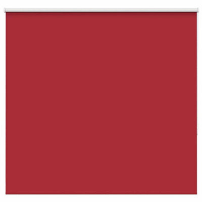 Berkfield Durable Roller Blind Blackout Red 165X175 Cm Fabric Width 161.6 Cm Polyester