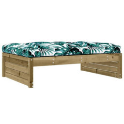 Berkfield Garden Footstool 120X80 Cm Impregnated Wood Pine - thumbnail 6