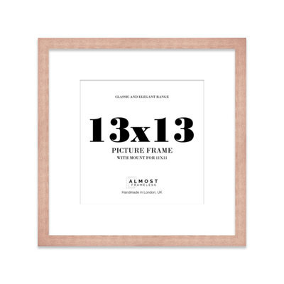 "13X13"" Bronze Picture Frame - 13X13"" Square Frame With 11X11"" Mount For 13X13""/11X11"" Pictures Art Deco Style Room Decor, 1 Pack" - image 1