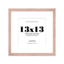 "13X13"" Bronze Picture Frame - 13X13"" Square Frame With 11X11"" Mount For 13X13""/11X11"" Pictures Art Deco Style Room Decor, 1 Pack"