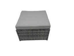 Fimous 8 Seater Lounge Rattan Sofa Dining Table Footstools Outdoor Garden Furniture - thumbnail 5