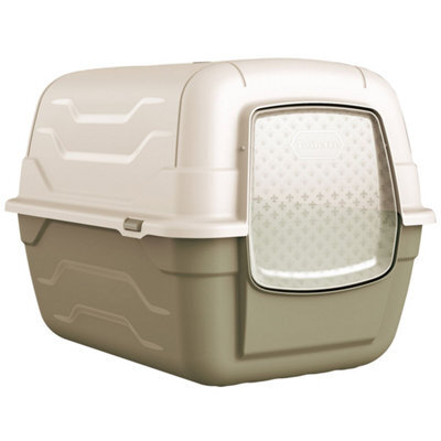 Cat Centre.Direct Cat Centre Cat Grey Large Hooded Litter Tray - Enclosed Box - image 1