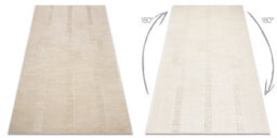 RugsX Carpet Balance 9086 Taupe - Geometric, Structural, Glamour 180X270 Cm - thumbnail 3