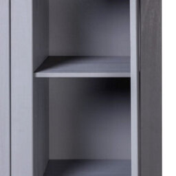 Vidaxl 3-Door Wardrobe Grey 118X50X171.5 Cm Pine Panama Range - thumbnail 8