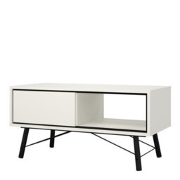 Furniture To Go Ry Coffee Table With 1 Drawer Matt White - thumbnail 4