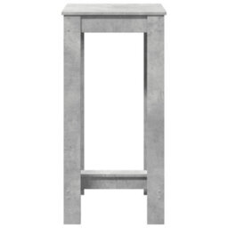 Berkfield Bar Table Concrete Grey 51X50X103.5 Cm Engineered Wood - thumbnail 4