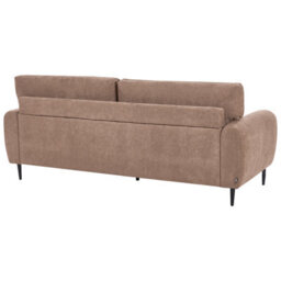 Beliani Sofa 3 Seater Skaro Chenille Brown - thumbnail 5