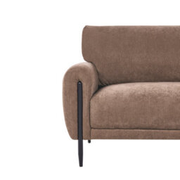 Beliani Sofa 3 Seater Skaro Chenille Brown - thumbnail 6