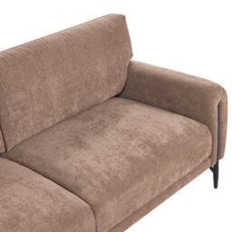 Beliani Sofa 3 Seater Skaro Chenille Brown - thumbnail 7