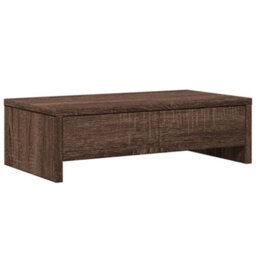 Walplus Monitor Stand With Drawers Brown Oak 50X27X15 Cm Engineered Wood - thumbnail 2