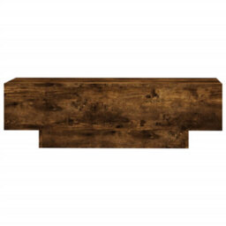 Walplus Coffee Table Smoked Oak 100X49.5X31 Cm Engineered Wood - thumbnail 4