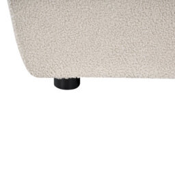 Wyld And Coco Casalux Ottoman In Off-White Boucle, Modular Footstool For Modern Living Rooms - thumbnail 8