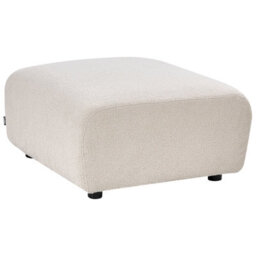 Wyld And Coco Casalux Ottoman In Off-White Boucle, Modular Footstool For Modern Living Rooms - thumbnail 4