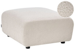 Wyld And Coco Casalux Ottoman In Off-White Boucle, Modular Footstool For Modern Living Rooms - thumbnail 3