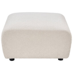 Wyld And Coco Casalux Ottoman In Off-White Boucle, Modular Footstool For Modern Living Rooms - thumbnail 1