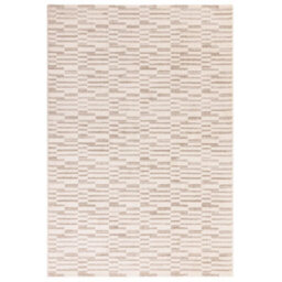 The Rug Edit Axel Luxe Geo Ivory Living Room Rug - 200X275Cm - thumbnail 2