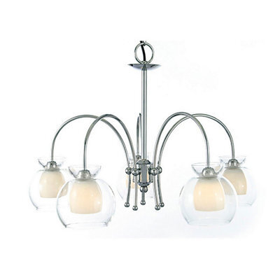 Luminosa Lighting Luminosa Malvina Pendant/semi Flush 5 Light G9 Polished Chrome - image 1