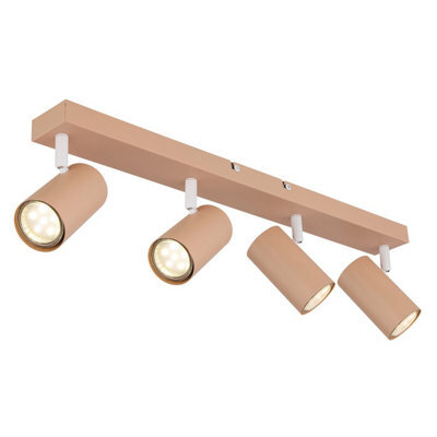 Luminosa Lighting Luminosa Robby Ceiling Spotlight Bar Peach Fuzz Matt 4X Gu10 - image 1