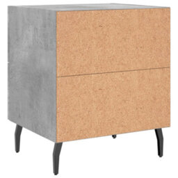 Berkfield Bedside Cabinet Concrete Grey 40X35X47.5 Cm Engineered Wood - thumbnail 8