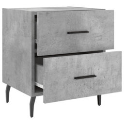 Berkfield Bedside Cabinet Concrete Grey 40X35X47.5 Cm Engineered Wood - thumbnail 5