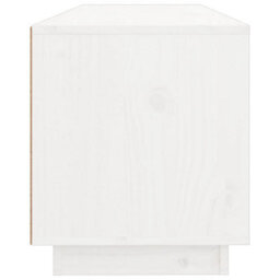 Walplus Tv Cabinet White 100X34X40 Cm Solid Wood Pine - thumbnail 8