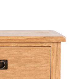 Surrey Oak Large 6 Drawer Chest Fully Assembled - By Roseland Furniture - thumbnail 9