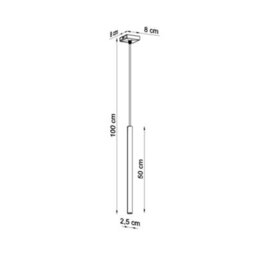 Sollux Lighting Pastelo Steel Taupe 1 Lights Modern Pendant Lamps - thumbnail 4