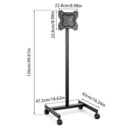 Versatile Rolling Display Stand For Presentation And Commercial Scenes - thumbnail 2