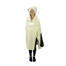 Squishmallows Camcat Hooded 3D Fleece Throw Blanket - thumbnail 4