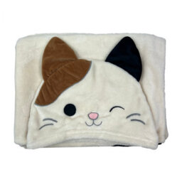 Squishmallows Camcat Hooded 3D Fleece Throw Blanket - thumbnail 6