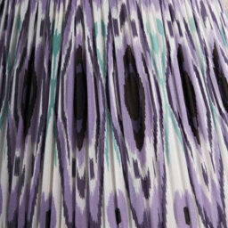 Pacific Lifestyle 40Cm Lilac Patterned Tapered Lampshade Empire Table Lamp Shades - thumbnail 3