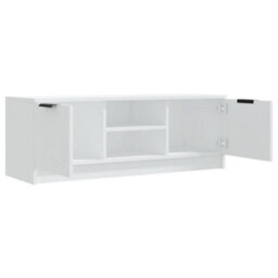 Berkfield Tv Cabinet White 102X35X36.5 Cm Engineered Wood - thumbnail 4