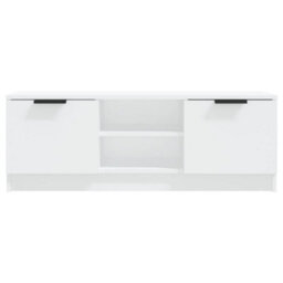 Berkfield Tv Cabinet White 102X35X36.5 Cm Engineered Wood - thumbnail 3